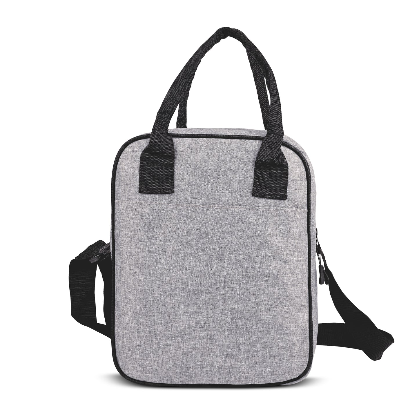Lunch Bag with Shoulder Strap Grey & White