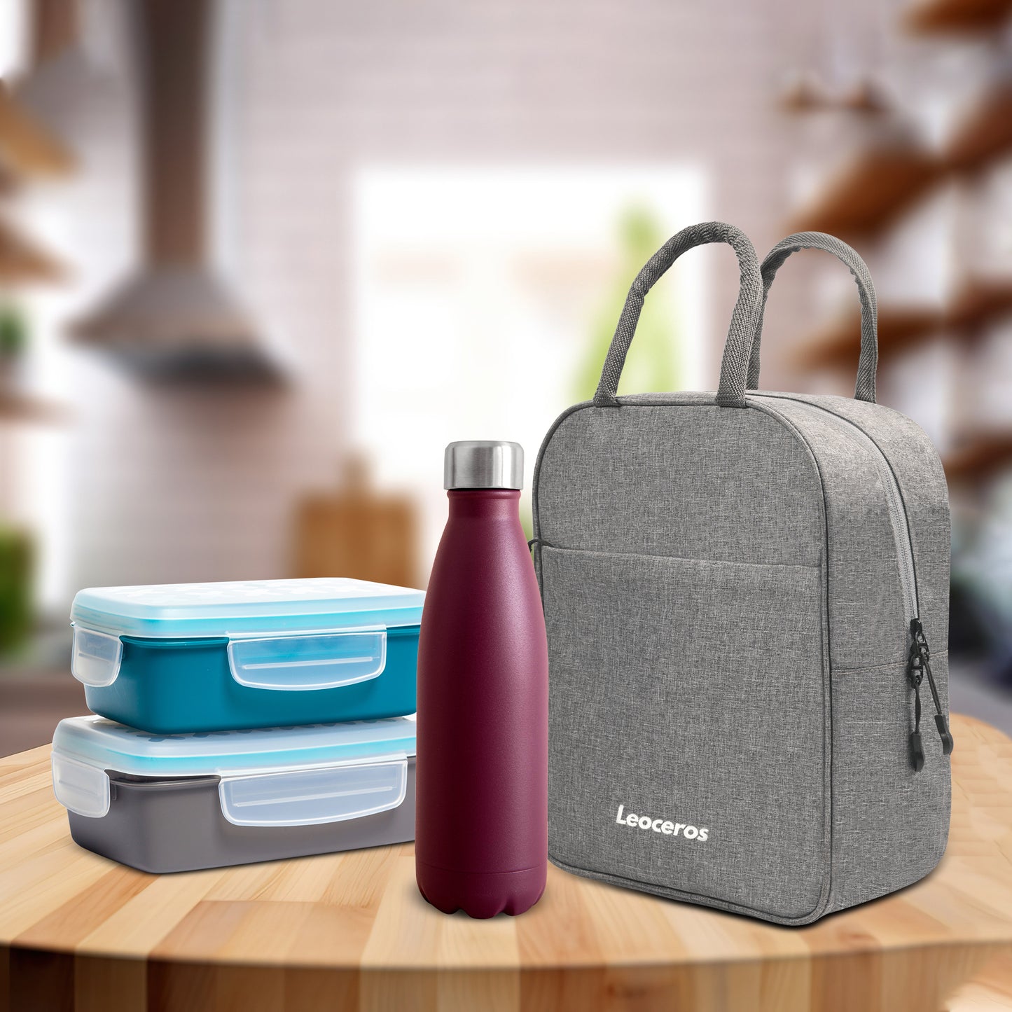 Grey Tiffin Bag For Office