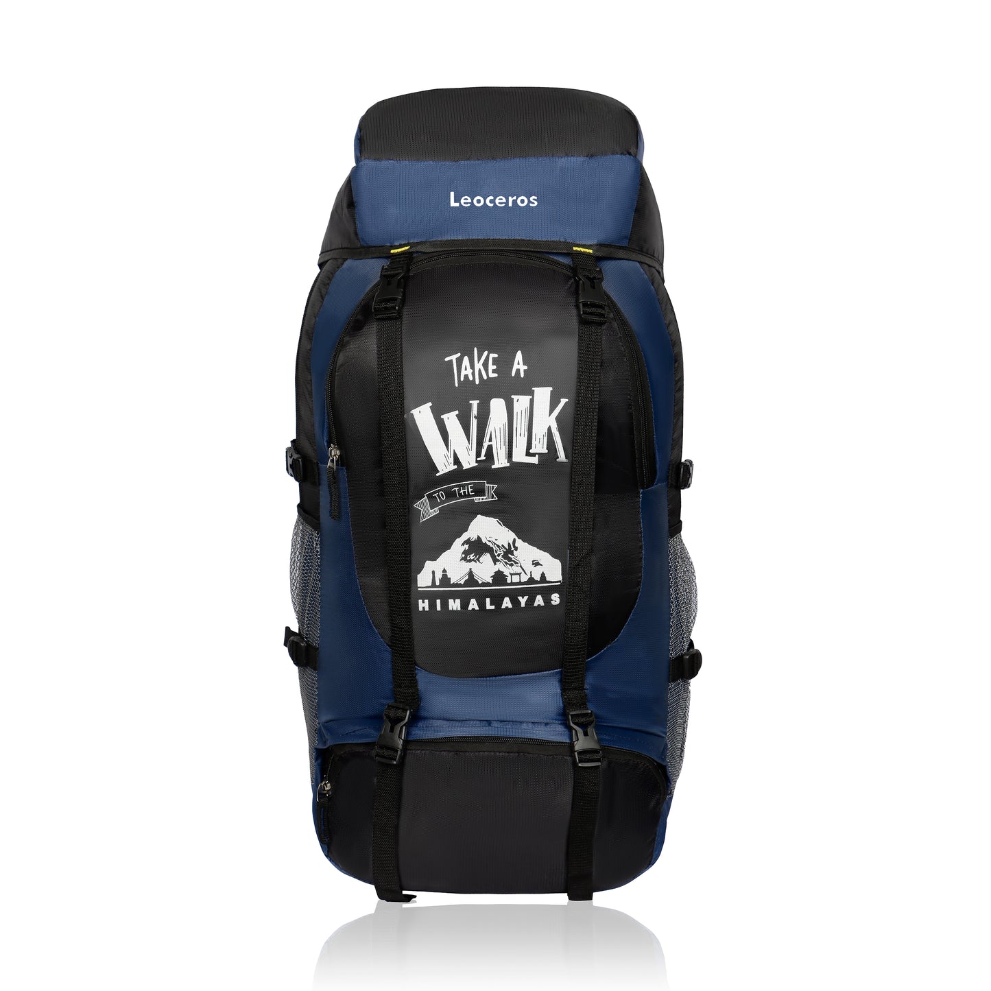 Water Proof 65 Litre Blue Hiking Backpack